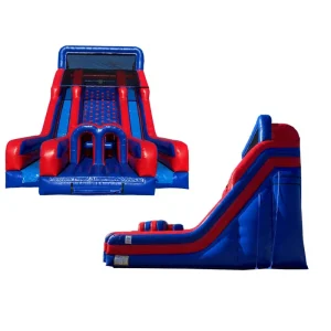 Customized Commercial Use Extreme Rush Inflatable Obstacle Course Inflatable Slide with Climbing for Kids