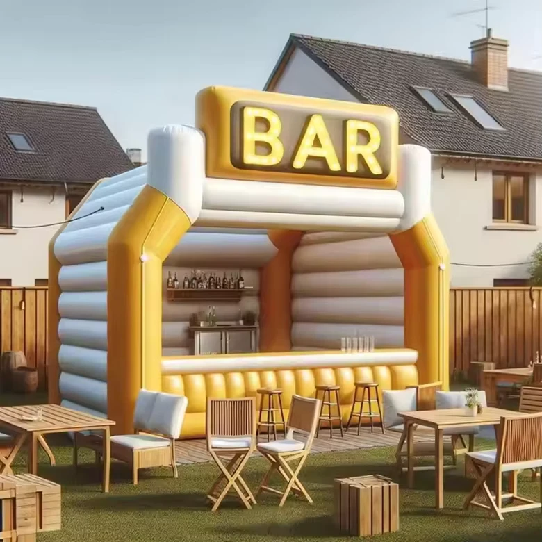 Tenda Bar Galleggiante Inflabile Personalizzata di Diverse Dimensioni per Piscina