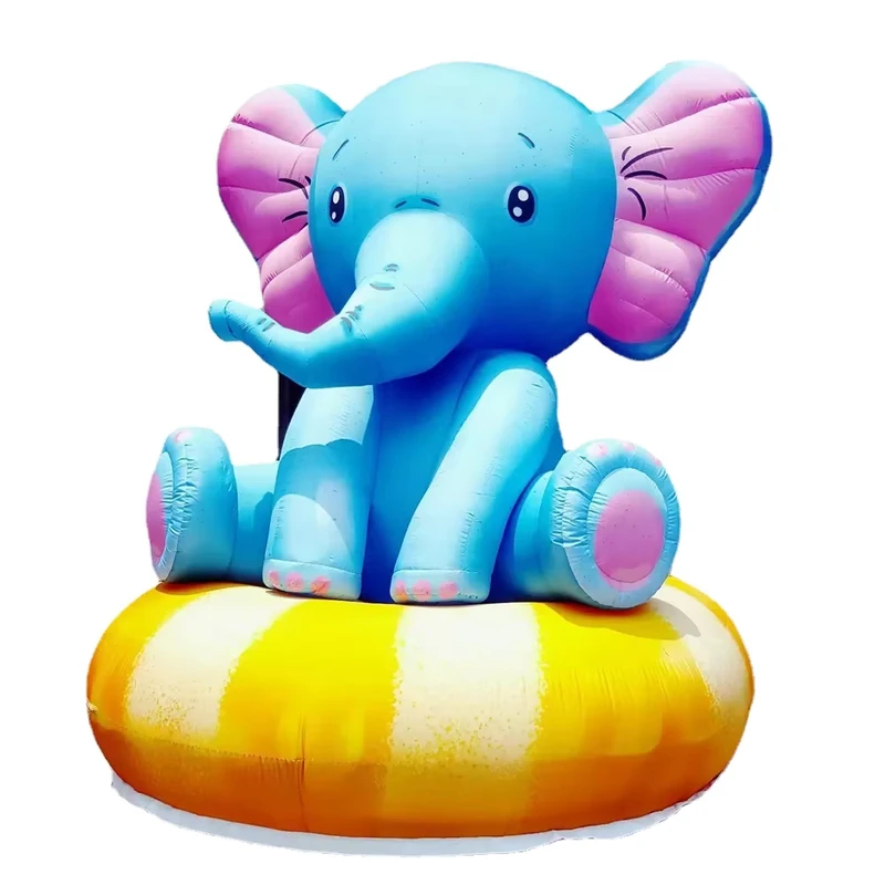 Aangepaste Digitale Druk Inflatable Cartoon Reclame Display Elektrische Luchtpomp Oxford Stof/PVC Materiaal Grote Reusachtige Maat