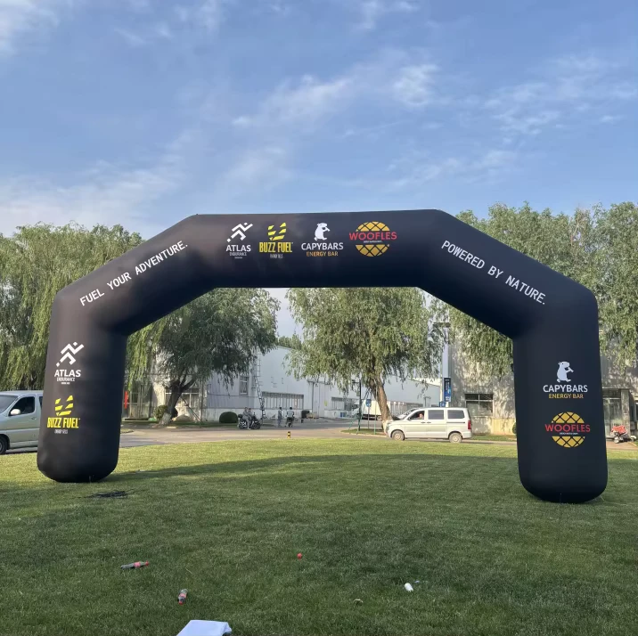 Arco Inflable Publicitario Personalizado, Ligero y Duradero para Uso Comercial