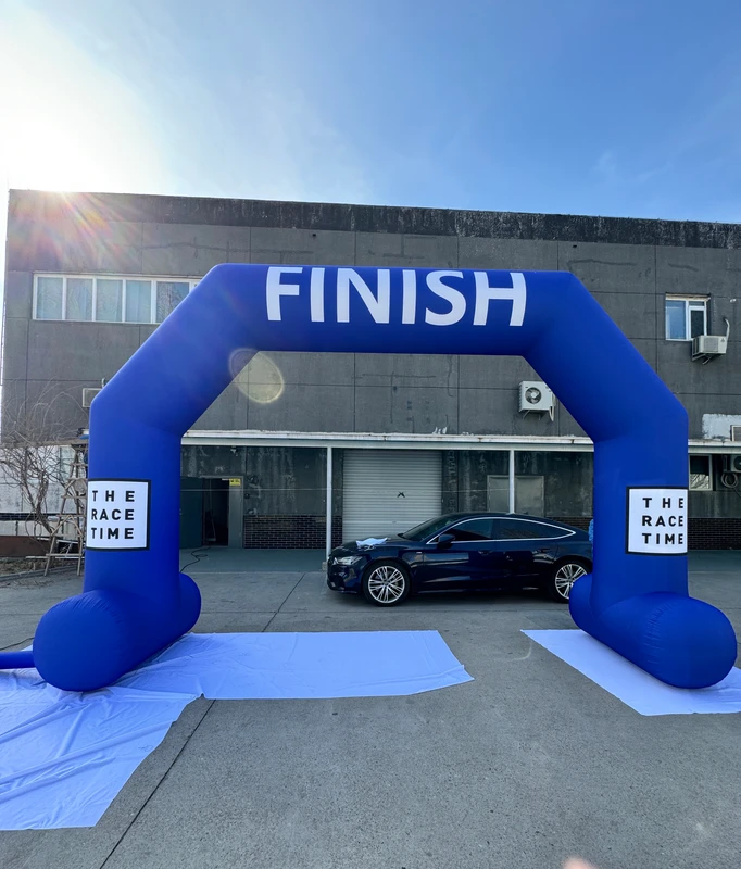 Infláveis Personalizados para Publicidade de Eventos, Arco de Corrida e Meta Inflável com Acessório de Ventilador de Ar