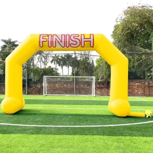 Aangepaste Evenementen Reclame Inflatables Race en Doelboog Inflatable Start Finish Inflatables Boog met Luchtblazer Accessoire