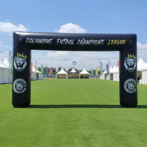 Customized Five Sides Inflatable Arch With Logo Inflatable Rainbow Arch Advertising Inflatable Marquee Arch for Events