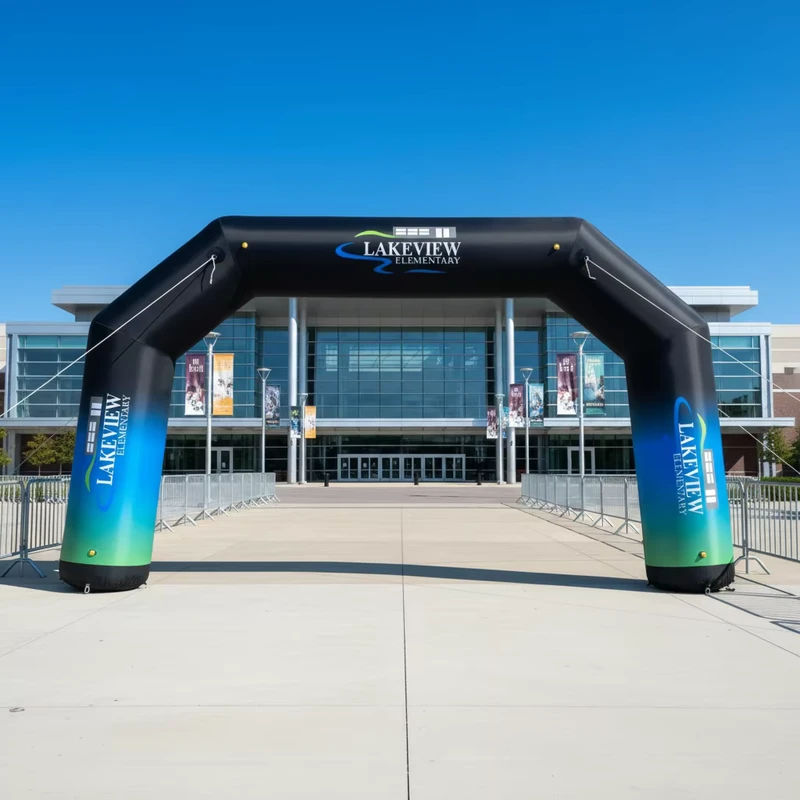 Customized Five Sides Inflatable Arch with Brand Logo Inflatable Arch Events