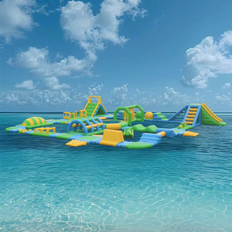 Aangepaste Drijvende Water Spellen Opblaasbaar Aqua Park Buiten Waterpark Spellen voor Amusement