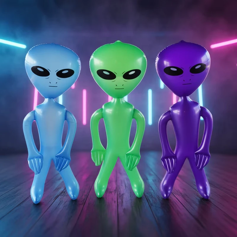 Decoração de Festa Personalizada e Divertida em PVC, Brinquedos Infláveis de Alienígena para Publicidade