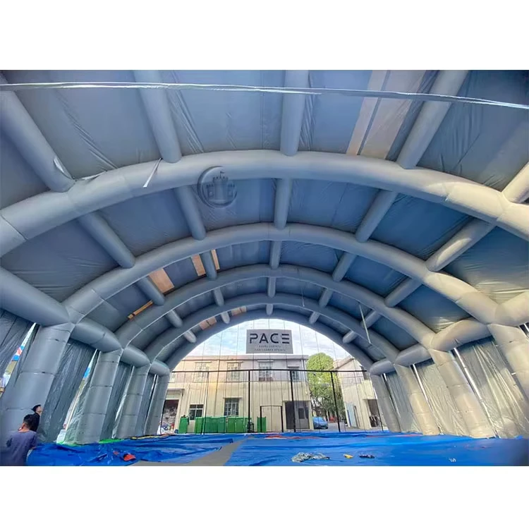 Carpa inflable deportiva gigante publicitaria personalizada, estructuras de edificios impermeables, estructuras inflables herméticas