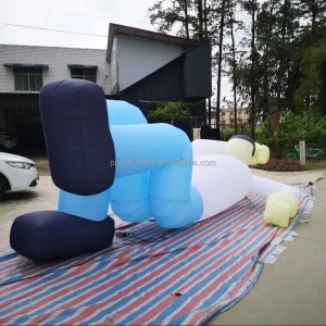 Customized Giant Decoration Inflatable Lying Man Cartoon Characters Inflatable Cartoon