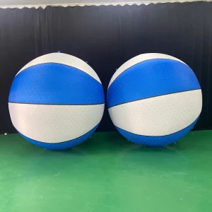 Customized Giant Double-Layer PVC Inflatable Hanging Helium Balloon Airtight Volleyball Model for Event Use Creative Sports Ball