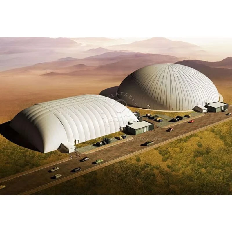 Arsitektur Inflatable Raksasa Kustom, Dome Dalam Ruangan yang Didukung Udara, Kolam Renang, Warna Kustom, Olahraga Kustom