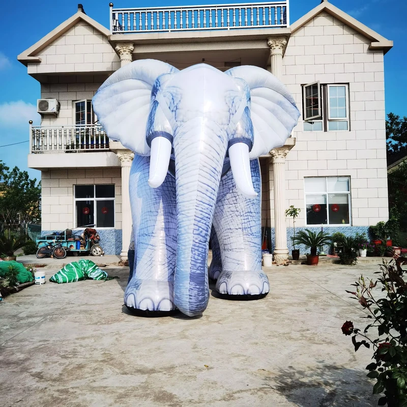 Elefante gonfiabile gigante personalizzato, pubblicitario, in PVC, in tessuto Oxford impermeabile e resistente alle intemperie