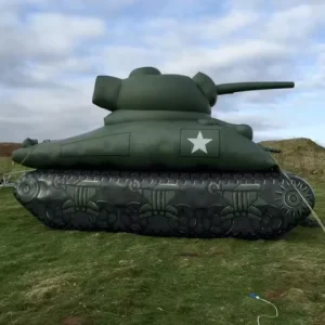 Modèle de Tank Militaire Gonflable Géant Personnalisé pour Événements en Extérieur