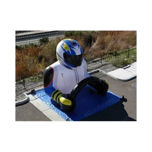 Customized Giant Inflatable Race Car Driver Inflatable People for Advertising
