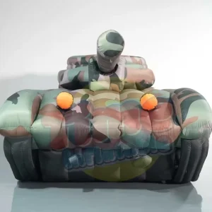 Kundenspezifisches riesiges Modell aufblasbarer Militärtank für Veranstaltungen, Außen-Ausstellungen, Werbepräsentationen