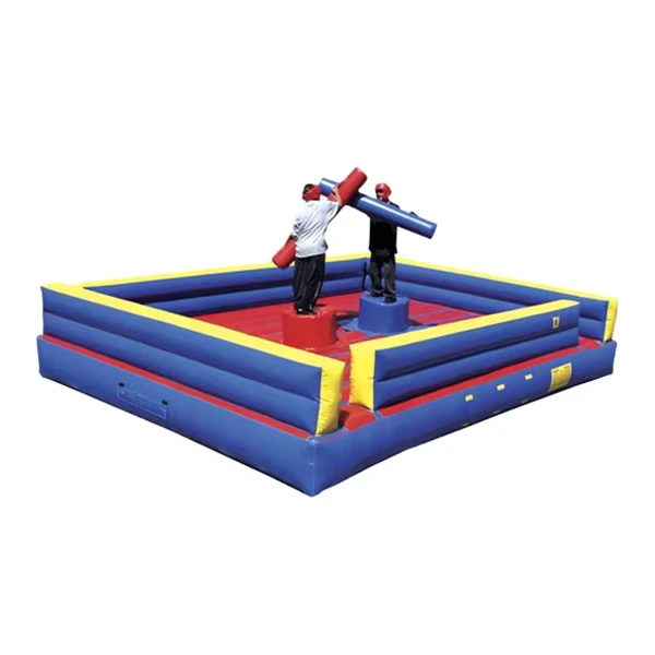 เกมเป่าลมแบบโต้ตอบ Gladiator Joust ปรับแต่งได้ สำหรับเด็กและผู้ใหญ่ วัสดุ PVC รับน้ำหนัก 800 กก. 5-8 คน