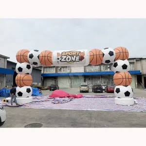 Arco Inflável Personalizado para Futebol e Basquetebol para Publicidade
