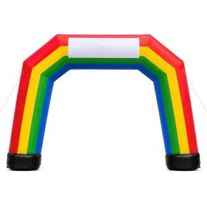 Arco Inflável Personalizado em Tecido Oxford Resistente, Arco Publicitário com Impressão de Logotipo Gratuita para Eventos de Corrida