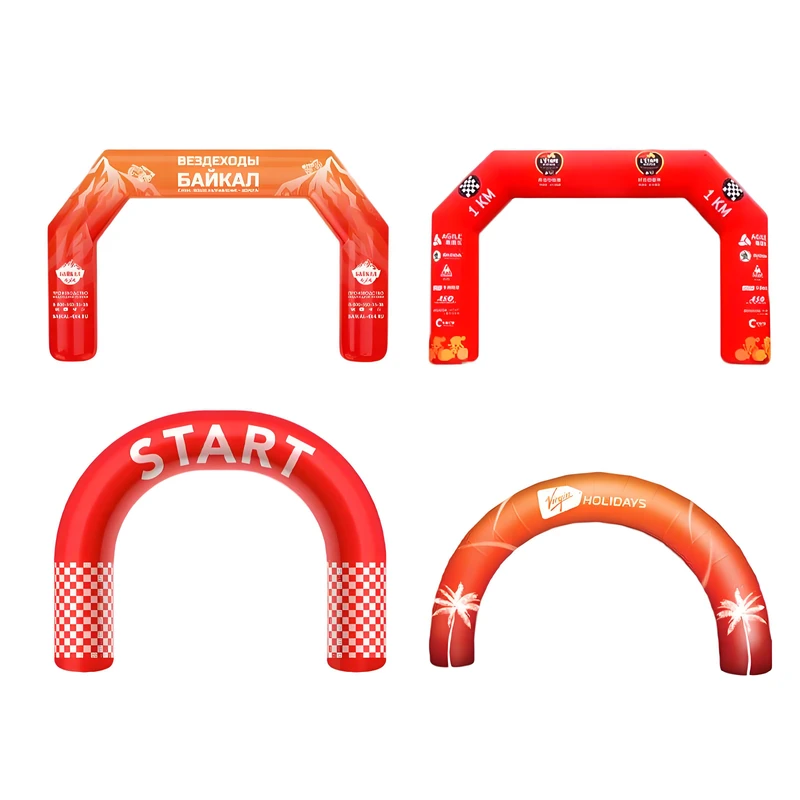 Arco inflable personalizado, resistente al agua, arco inflable