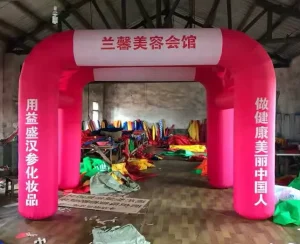 Cổng vòm bạt tùy chỉnh với quạt, bảo hành 1 năm