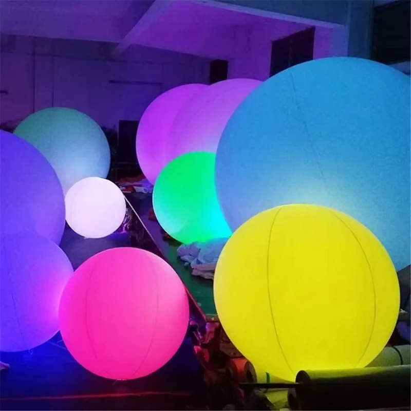บอลลูนเป่าลมแบบปรับแต่งพร้อมไฟ LED สไตล์ที่ปรับแต่งได้หลากหลาย
