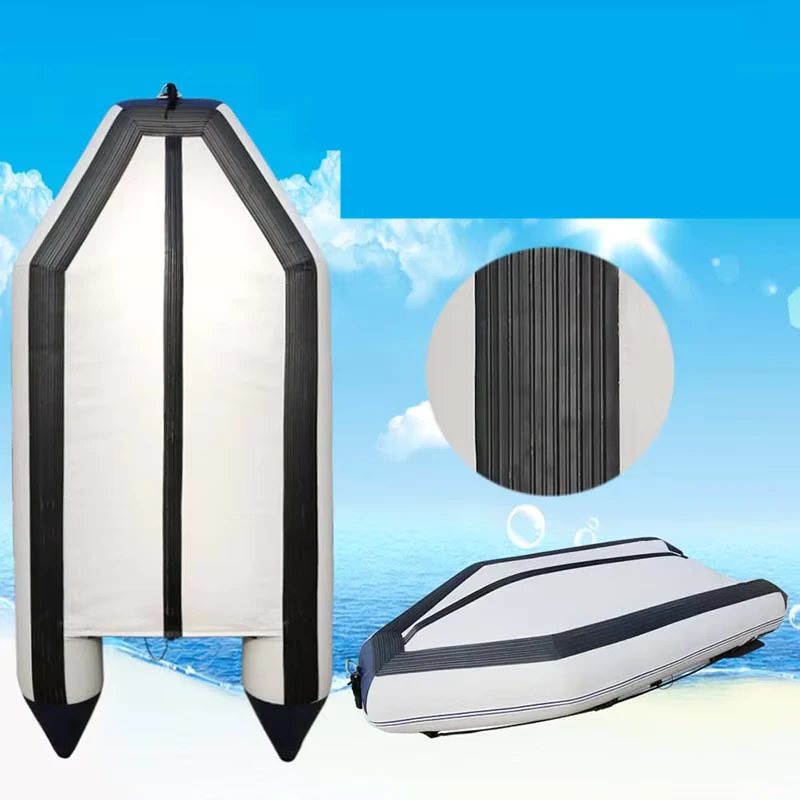 Customized Inflatable Boat With Motor for Sale in Stock Inflatable Boat River Lake Dinghy Fishing Folding Inflatable