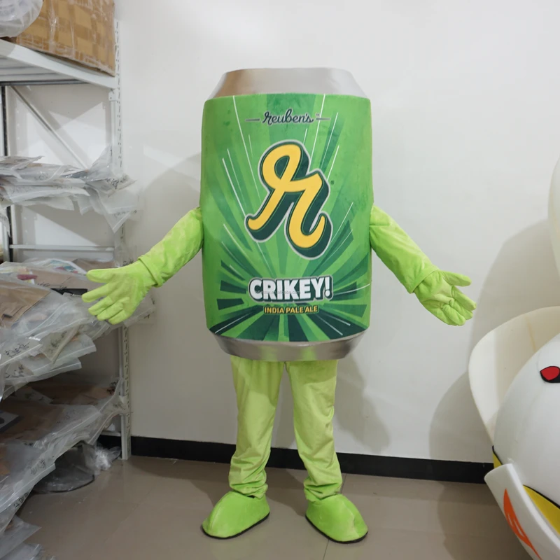 カスタマイズされたインフレータブルキャラクター テーマのアルミ缶マスコットコスチューム アニマルハロウィンカーニバルインフレータブルコスプレスーツ 大人用