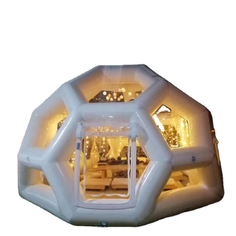 Customized Inflatable Clear Football Dome Bubble Tent for Advertising Party Camping Events Wedding