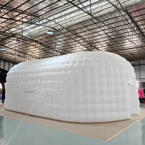 Customized Inflatable Dome Tent White Black Nightclub Disco House for Wedding Party Camping
