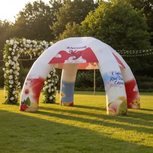 Customized Inflatable Dome X Tent for Wedding Paintball