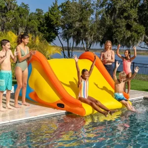 Customized Inflatable Floating Water Slide PVC Pool Children’s Slide