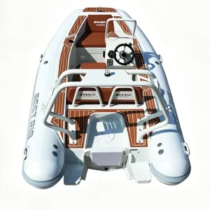Customized Inflatable RIB Boat Aluminum Hull CE Certificate Durable Marine Pleasure Craft for Coastal Exploring
