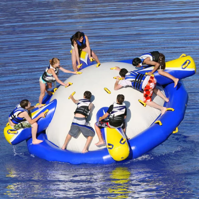 Individuelle aufblasbare rotierende Wasserspielzeuge Disco-Boot, aufblasbares UFO, ziehbares Tube für Wasserunterhaltung