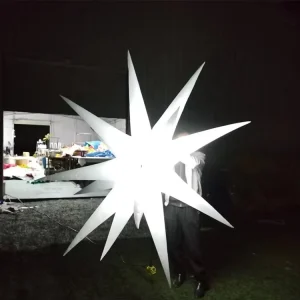 Customized Inflatable Stars with LED Lights for Party Inflatable Advertising
