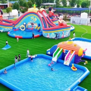 Customized Inflatable Water Slide for Water Park Suitable for Both Children and Adults Inflatable Recreational Facilities