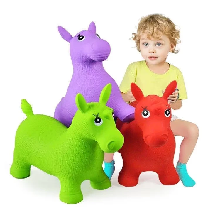 Hopper Lompat Kustom Anak Mainan Inflatable Mainan Hewan Lompat PVC Tebal Lompat Mainan