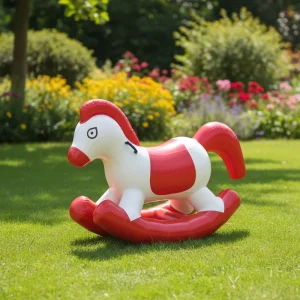 Customized Kids Ride on Animal Toys Inflatable Rocking Horse
