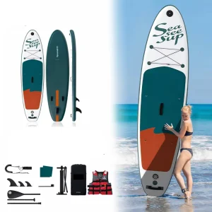 Customized Logo Rivers Fishing Universal Gonflable Water Skateboard Stand up Paddle Board with Full Accessories