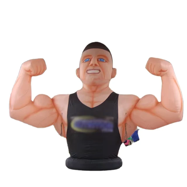 Globo Inflable Gigante de Cartoon Personalizado con Logo de Hombre Hércules