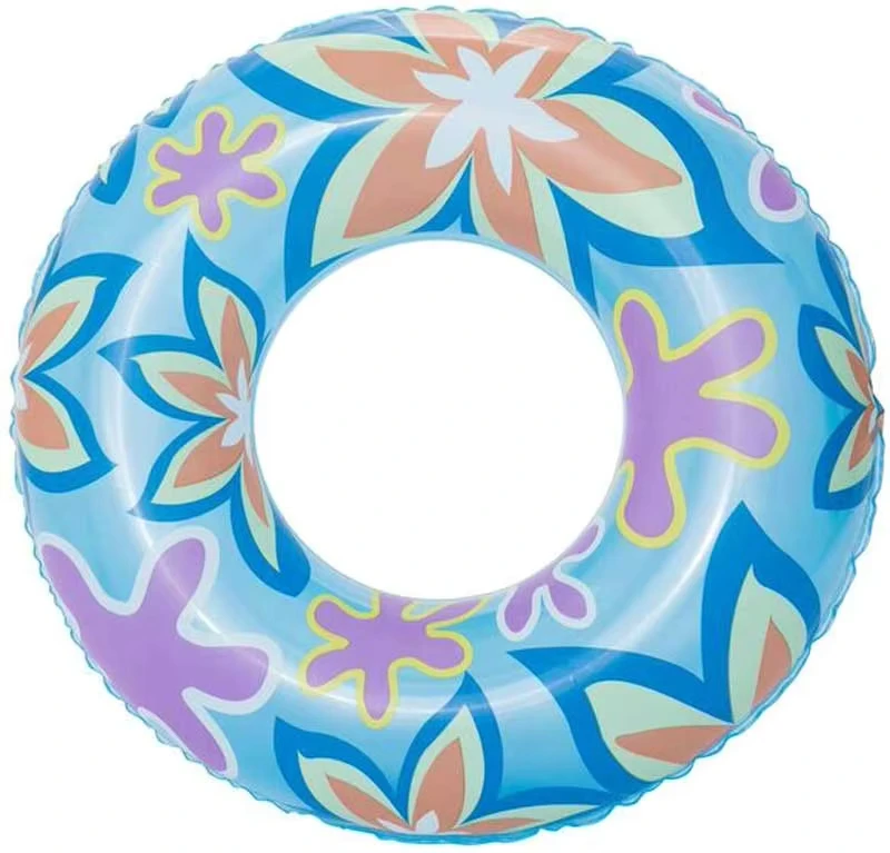 Benutzerdefiniertes Logo Sommer PVC Party aufblasbarer Schlauch tragbar umweltfreundlich langlebig Damen Pool Float Obst Floatie Schwimmringe
