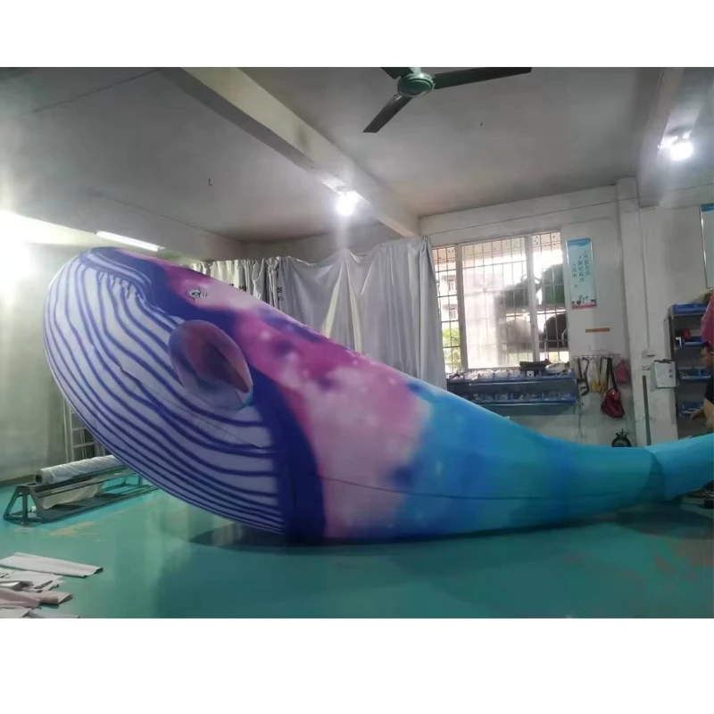Customized Marine Inflatables Giant Sea Animal Model Inflatable Whale Balloon for Decoration