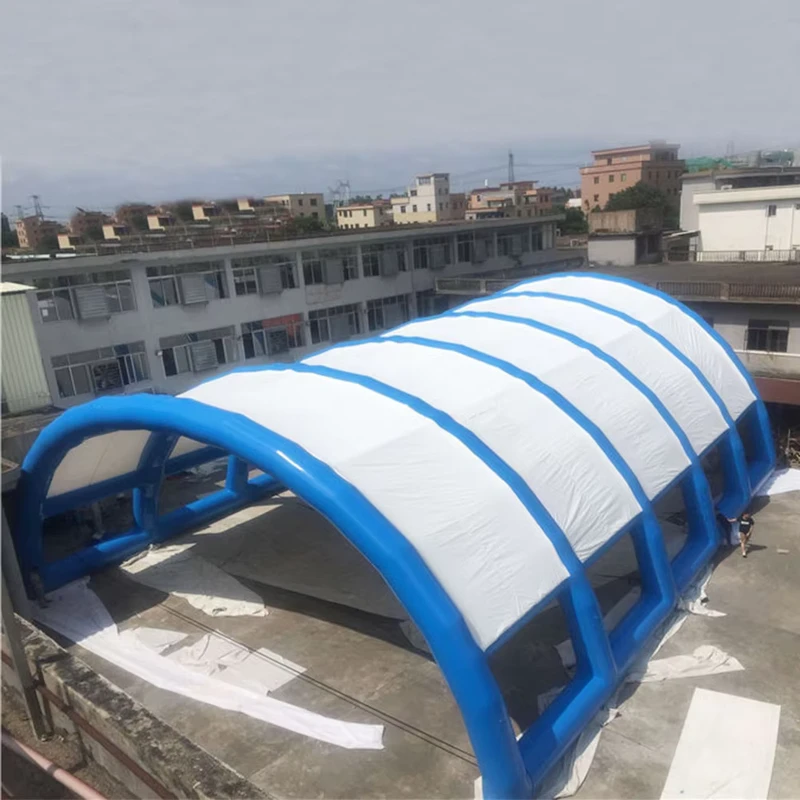 Campo da Tennis Gonfiabile Personalizzato, Sala Sportiva Mobile, Tendone per Eventi