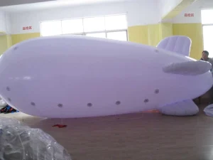 カスタマイズされた新しい6mインフレータブルPVCブリンプ飛行船ヘリウムバルーン広告用インフレータブル