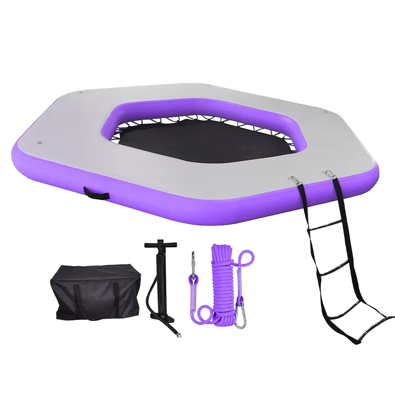 Kundenspezifische OEM Aufblasbare Wasserplattform, Schwimmdock, Aufblasbarer Wasserpark