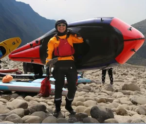 Customized OEM One Person Inflatable Water skiing Outdoor Adventure AF WW 275 Packraft Boat