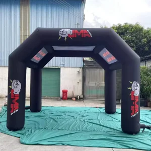 Inflatable Kustom untuk Acara Luar Ruangan Iklan Komersial Inflatable Lengkung Angled Inflatable Finish Arch