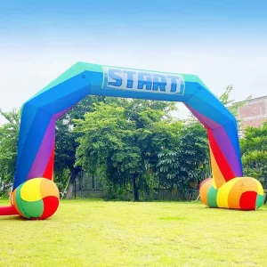Customized Outdoor Inflatable Entrance Arch for Advertising Competition Starting and Ending Line Arch Balloon