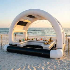 Bar inflable exterior personalizado de PVC, casa de bar inflable para fiestas, grado comercial