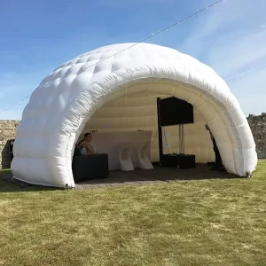 Carpa iglú inflable decorativa personalizada de PVC
