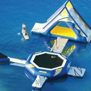 Customized PVC Outdoor Floating Inflatable Water Park Slide with CE Certification