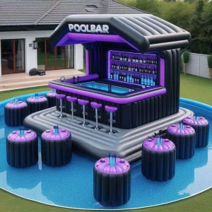 Bar gonfiabile da festa personalizzato per adulti